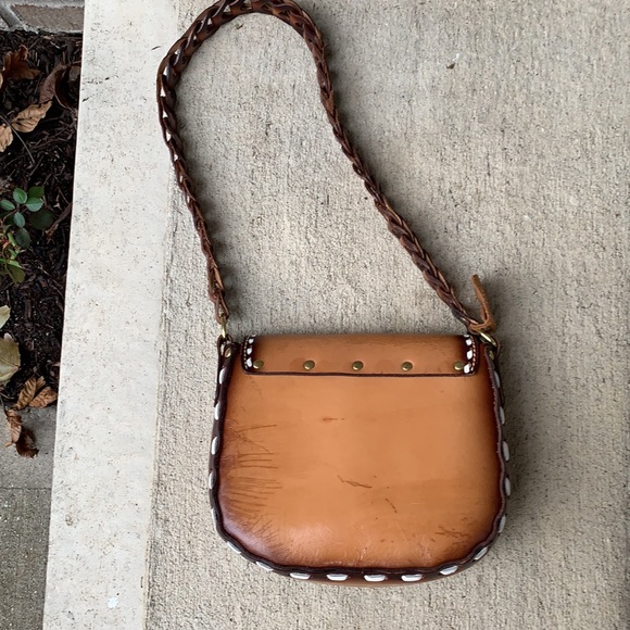 Vintage Miss Tony Lama Hand Tooled Handbag - Picture 3 of 10